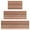 Brown Geometric Striped, variant on Brown Geometric Triangle Diamond Pattern Kitchen Rugs Sets Of 3,Kitchen Runner Rugs Non Skid Washable,Decorative Kitchen Floor Mats for Kitchen,Sink,Laundry,17"x30" 17"x47" 17"x59"