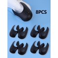 thumbnail image 1 of 4pairs White Shoe Shields For Shaping, Breathability, Anti-wrinkle And Pressure Resistant, Suitable For Sports And Casual Shoes, 1 of 4