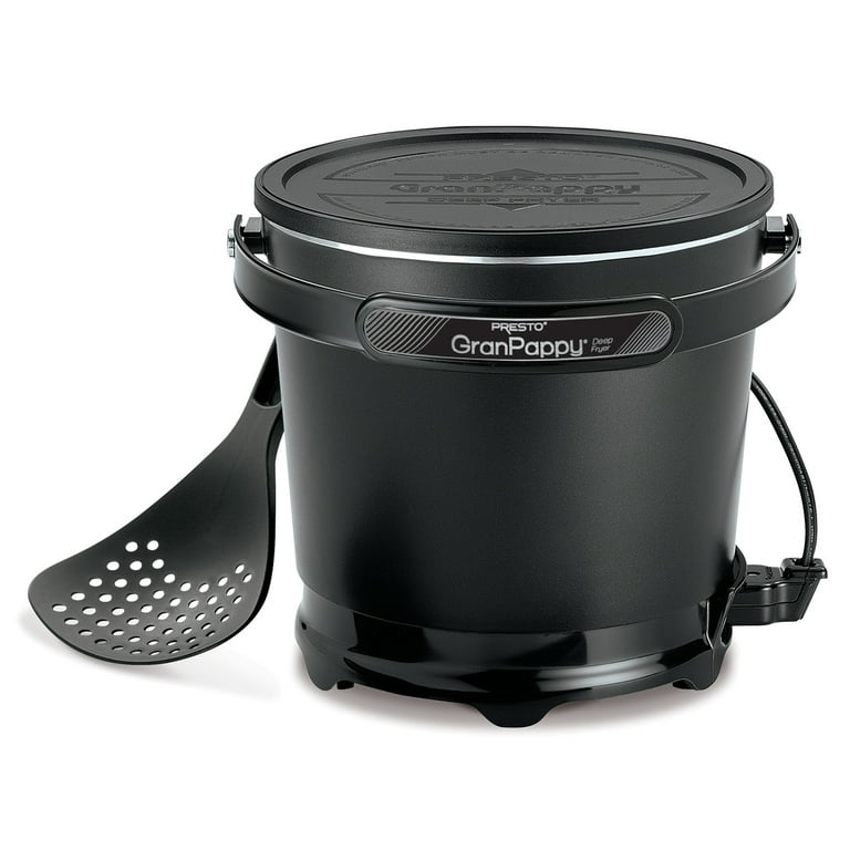 Presto Electric Gran Pappy Deep Fryer with Oil Storage, 1500