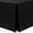 Black, variant on Ultimate Textile Shantung - Majestic 8 ft. Fitted Tablecloth (30"W x 96"L x 30"H) Purple