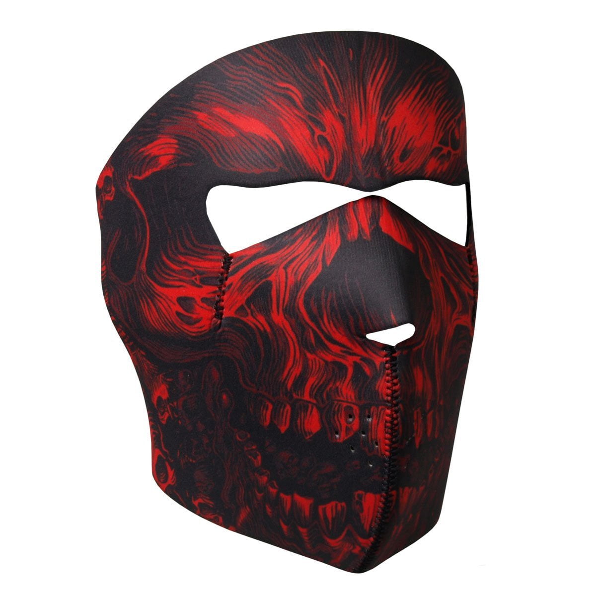 Download Officially Licensed Bikers Full Protection Red Shredder Skull Neoprene Face Mask With Velcro Back Closure Walmart Com Walmart Com PSD Mockup Templates