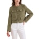 thumbnail image 4 of CHAQUETA DE TRABAJO DE MUJER DE MANGA LARGA CORTA DE TWEED OLIVA VERDE PARA OTOÑO INVIERNO, 4 of 6
