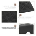thumbnail image 3 of IFANLANDOR 1Set Load-bearing Plastic Rubber Ramp for Uneven Grounds 48.5x26.5cm, 3 of 4