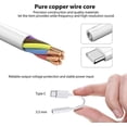 thumbnail image 5 of USB Type C to 3.5mm Headphone Jack Adapter,USB C to Aux Audio Dongle Cable Compatible with Samsung Galaxy S23 S23+ S22 S21 S20 Ultra Note 20 10 S10 S9 Plus,Pixel 4 3 2 XL iPad MacBook [2 Pack White], 5 of 5