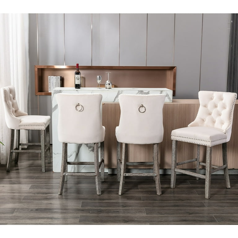 4 legged 2024 swivel bar stool