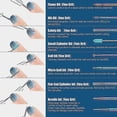 thumbnail image 3 of 2026 Diamond Drill Bits Manicure Kit, Universal 3_32-inch Attachments for Manicure Pedicure, Tungsten Carbide Professional Set with Portable Storage, 3 of 5