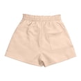 thumbnail image 7 of Lullu Girls High Waist Shorts Summer Casual Loose Shorts with Belt Pockets, Sizes 4-14, 7 of 7