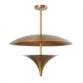 thumbnail image 2 of Stilnovo Brass Ceiling Flush Mount Pendant Light Fixture. Mid Century Style Ceiling Chandelie, 2 of 5