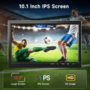 Podofo 10.1” HD Monitor for Mini TV & Car Video Player & Computer Display TFT LCD Color Screen Built in Speaker
