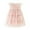 a-Light Pink20674, variant on Girls Dress Toddler Gold Star Print Tiered Tulle Dress Ruffle Sleeve A Line Midi Dress For Party Casual Daily Wear