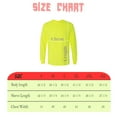 thumbnail image 2 of Gildan High Visibility Safety Long Sleeve Tee, Hi Vis Safety Green T-shirt for Men, Pack 3, XL, 2 of 5