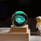 thumbnail image 4 of Luz nocturna de bola de cristal de galaxia 3d, regalos de cumpleaños creativos, Base de madera USB, regalo para sala de estar y dormitorio, 4 of 4
