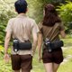 thumbnail image 2 of Fanny Pack with Water Bottle Holder, Waterproof Camping Waist Bag, Adjustable Running Belt, Portable Hydration Pack, 2 of 5