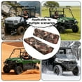 thumbnail image 4 of Garronmavis UTV Seat Covers Breathable Powersports Seat Covers Dog-Proof Easy-Clean Compatible with Kawasaki Mule 3000 3010 3020 Hunting Camo Forest Pink, 4 of 7