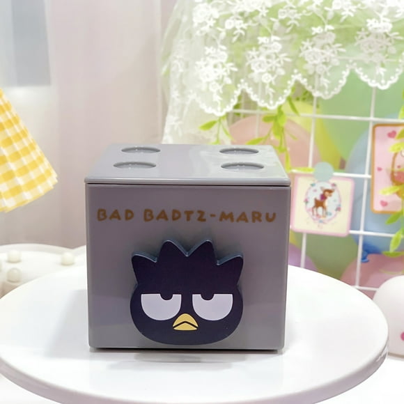 ZOUSSIQI Table Top Storage Box Cartoon Square Shape Stackable Clutter Container Boxes for Bedroom Type3 JU316-24163