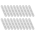 thumbnail image 3 of 20 Pcs 77mm Support Droit en Acier Inoxydable Support Droit en Métal (Argent), 3 of 8