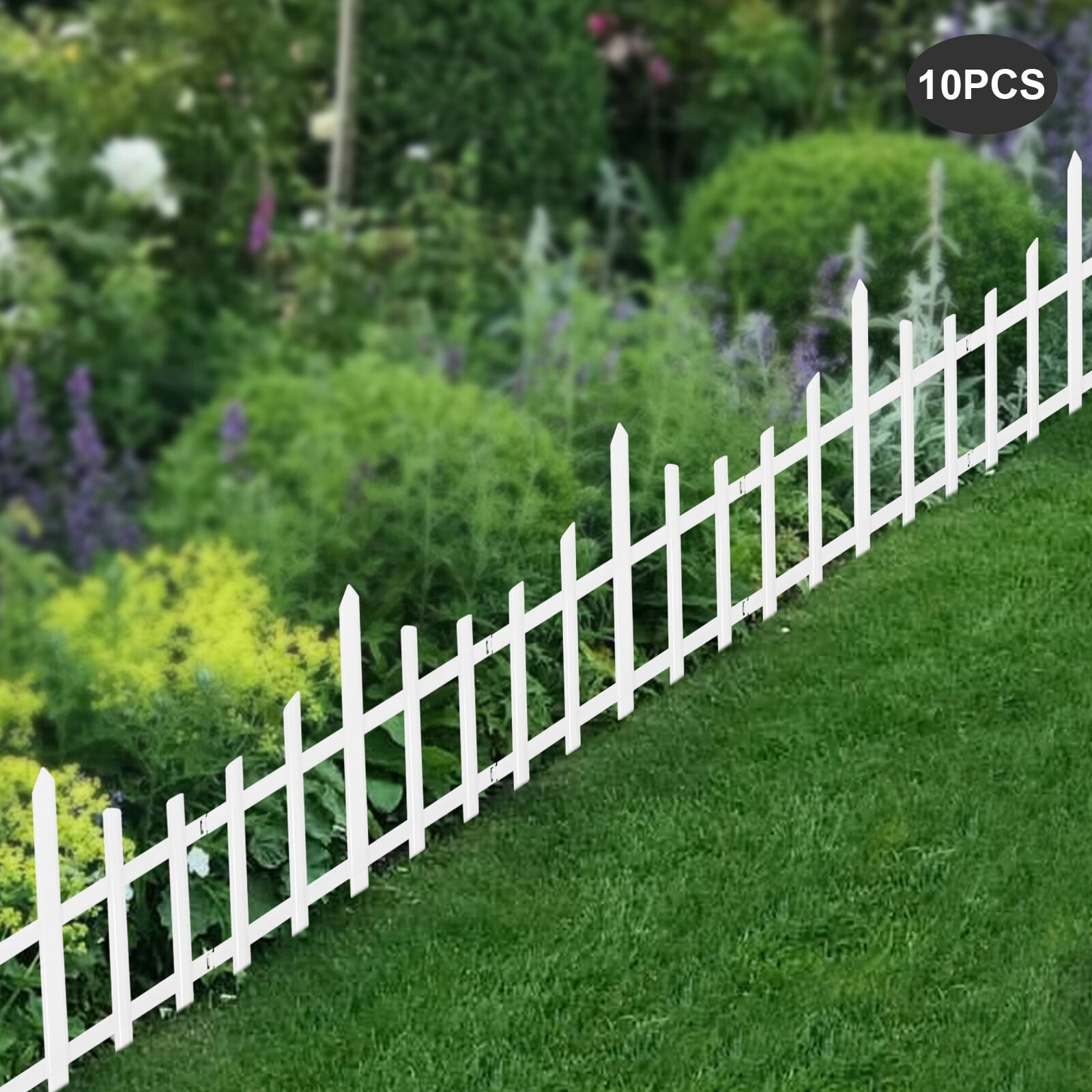 Christmas Decorations Light, Christmas Fence Lights, Decorative Lights Edging Garden Border with LED Lights for Garden Landscape Patio Yard Path Home