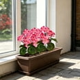 thumbnail image 7 of Artificial Geraniums Faux Flowers UV Resistant Realistic Bouquet for Garden Patio Porch Window Box Hanging Basket Home Wedding Party Decorations, 7 of 7