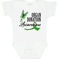 thumbnail image 3 of Inktastic Organ Donation awareness- butterfly green ribbon Boys or Girls Baby Bodysuit, 3 of 5
