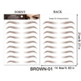thumbnail image 3 of Xihbxyly Pegatinas para Cejas, Parches de Tatuajes Impermeables Simulados, Solución de Belleza Temporal Ecológica, Perfectas para Cejas Dispersas o Irregulares, Realzan Los Rasgos Faciales, Ideales p, 3 of 3