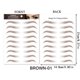thumbnail image 2 of onlyliua Liquidación de Rebajas de Hoy Pegatinas En Cejas Simuladas a Prueba En Agua Pegatinas En Cejas Tatuadas Parches para Cejas Perezosos Respetuosos En Medio Ambiente, 2 of 2