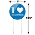 thumbnail image 2 of Acrylic I Love Insurance Cake Topper Party Decoration for Wedding Anniversary Birthday Graduation, 2 of 6