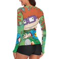 thumbnail image 3 of Rugrats Women's Sunscreen Shirt Long Sleeve Workout Tops Crewneck Soft Comfy Tees Casual T-Shirt S, 3 of 7