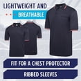 thumbnail image 3 of Murray Sporting Goods Short Sleeve Polo Baseball and Softball Umpire Shirt - Sized for Chest Protector, 3 of 5