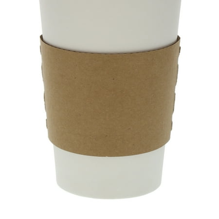 paper cup coffee kraft disposable sleeves case 1000