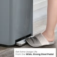 thumbnail image 5 of Home Zone Living 18.5 gal/70 Liter Kitchen Garbage Can Stainless Steel, Glacier, 5 of 13