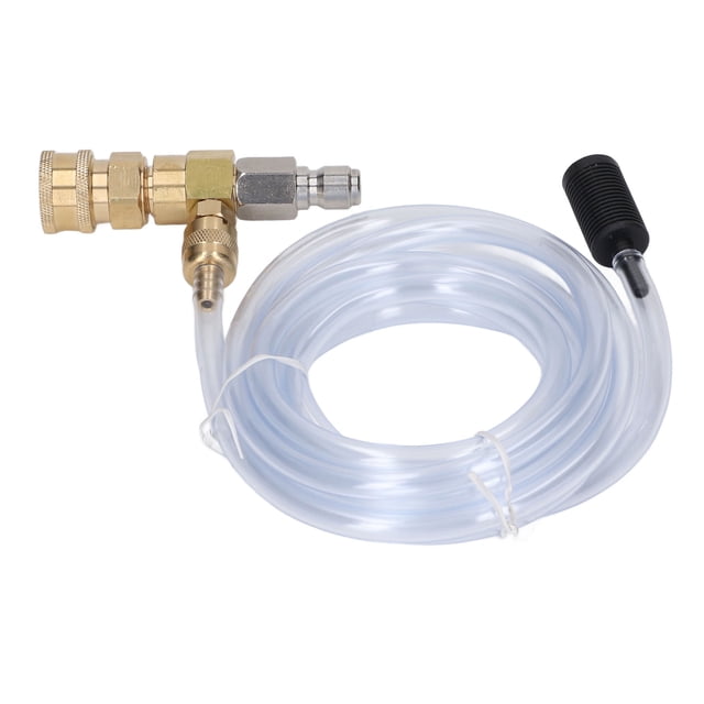 Chemical Injector, 5000PSI Chemical Injector Set Easy Installation Adjustable Corrosion Resistant with 9.8ft Tube for Pressure Washer