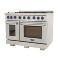 thumbnail image 4 of Kucht Professional 48" Stainless Steel Natural Gas Range with in Silver/Blue, 4 of 14