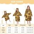 thumbnail image 3 of BZSMCE Wearable Blanket Hoodie Fashion Sunflower Serenade Home Wear, 3 of 7