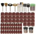 thumbnail image 1 of HLONK 150Pcs Rotary Power Tool Fits Dremel 1/8” Shank Sanding Polish Accessory Bit Set, 1 of 13