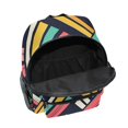 thumbnail image 6 of FORMRS School Backpack with Front Zippered Pocket 12" Student Travel Daypack, Red Geometric, 6 of 6