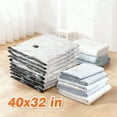 thumbnail image 1 of Cubepoint 8 Jumbo 40x32 in Vacuum Storage Bags, Space Saver Bags, Clothes Storage Bags, Airtight Vacuum Sealed Bags for Clothes, Comforters, Blankets, 1 of 8