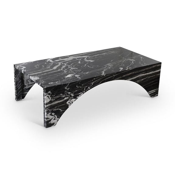 Meridian Furniture Palermo Black Marble Coffee Table