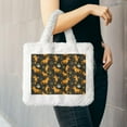 thumbnail image 6 of Yiaed Funny Fox by the Field Print Fluffy Shoulder Bag Plush Bags Women Ladies Tote Bag Fluffy White Furry Purse Handbag for Autumn and Winter, 6 of 7