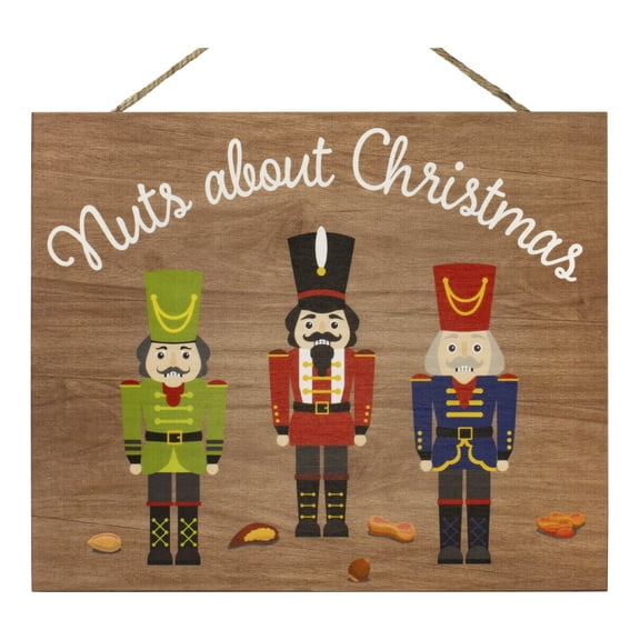 JennyGems Nutcracker Christmas Decorations, Wooden Nutcrackers Hanging Decor for Christmas, Nuts About Christmas Wall Art, Holiday Decorations Home Decor, Christmas Decor, Christmas Gifts