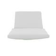 thumbnail image 6 of Edie 76 " Outdoor Chaise Lounger White Aluminum Frame White Cushions, 6 of 9
