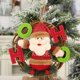 thumbnail image 2 of Corona de puerta de Navidad, corona de Navidad de ratán, corona de árbol colgante, corona de Santa muñeco de nieve, corona de alce, muñeco de peluche, decoración de corona Fokelyi WLJ-2478, 2 of 5