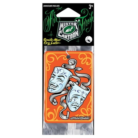 Turtle Wax PAPER: Premium Hanging Car Air Freshener - Long Lasting Car Air Fresheners for Car & Home, Smile Now Cry Later Fragrance