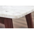 thumbnail image 3 of Mod-Arte Nero Rectangle Authentique Table Basse en Bois de Marbre en Blanc/noyer, 3 of 12