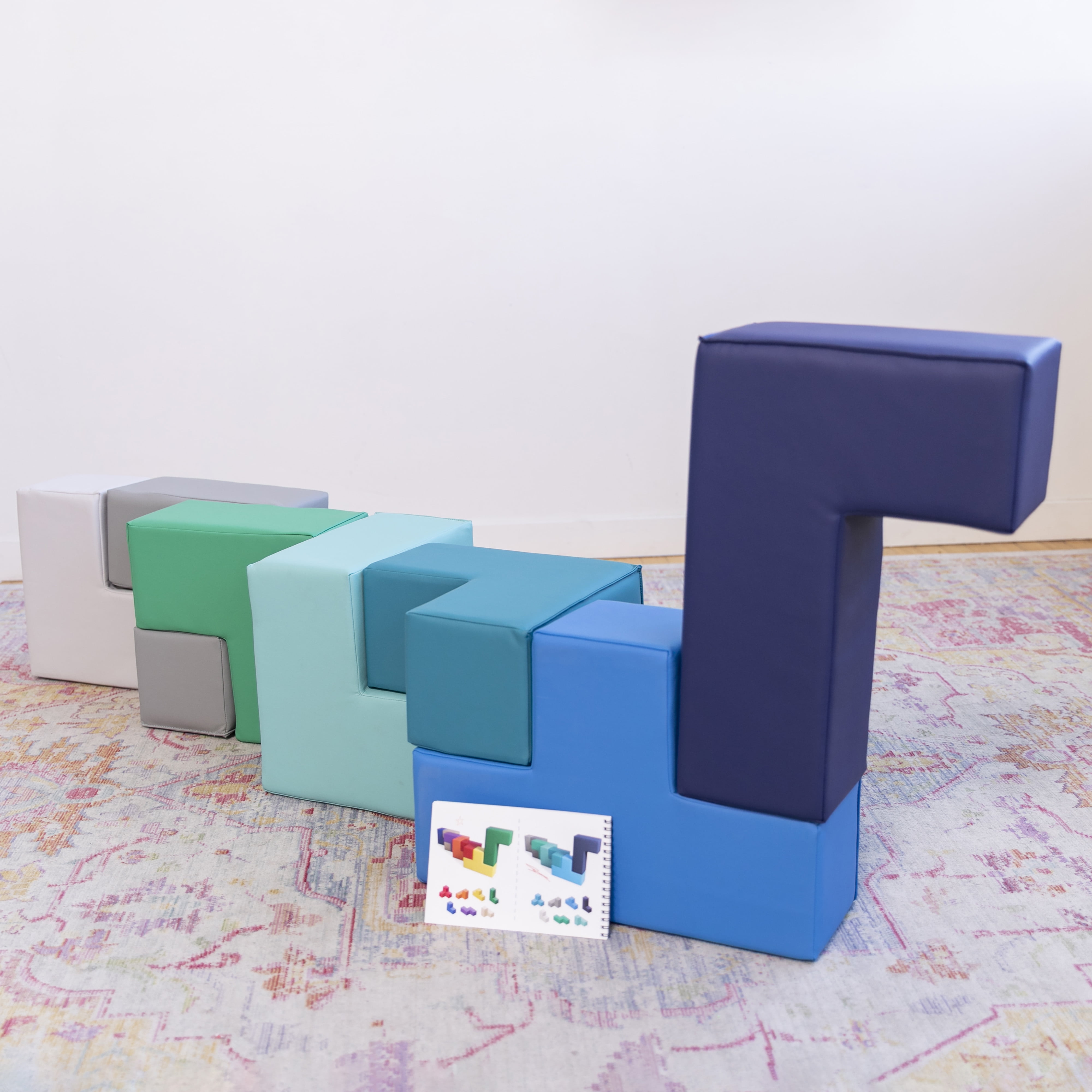 Ecr4kids Softzone 7 Piece Big Blocks Contemporary