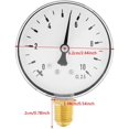 thumbnail image 2 of Manómetro NPT de 1/4 ", manómetro de vacío de gas de aire de aceite de agua, manómetro de 0 ~ 10 bar, conector de manómetro de vacío para aceite, aire, agua, gas Kuyhfg Sin marca, 2 of 4