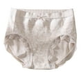 thumbnail image 2 of HUPOM Girls Panties Underwear Pants Casual None Comfort Waist Brown M, 2 of 3