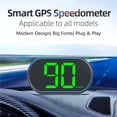 thumbnail image 1 of PEONAVET Electronic Speedometer Electronic Speedometer Enhanced Driving Universal Projector with Digital Speedometer Navigation Alerts USB Powered Fits All Cars, 1 of 1