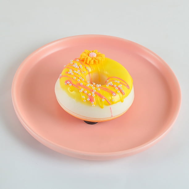 Simulación de Pastel de Comida Postre Imanes de Refrigerador Juguete Antiestrés para Decoración de Cocina y Regalo, Donut y Pastel de Comida Falsa Realista