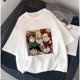 thumbnail image 1 of Anime My Boku No Hero Academia Katsuki Bakugou Print Camiseta De Mujer Harajuku Básica Negro Blanco O-Cuello Top Corta, 1 of 4
