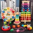 thumbnail image 4 of Children's Eight-tone Clock Rainbow Tower Set Column Kindergarten Baby Educational Early Education Toy, 4 of 5